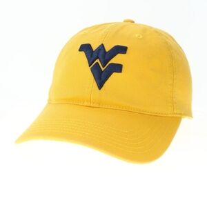 West Virginia Mountaineers Hat Cap Strap Back Yellow Top Of The World NCAA Mens
